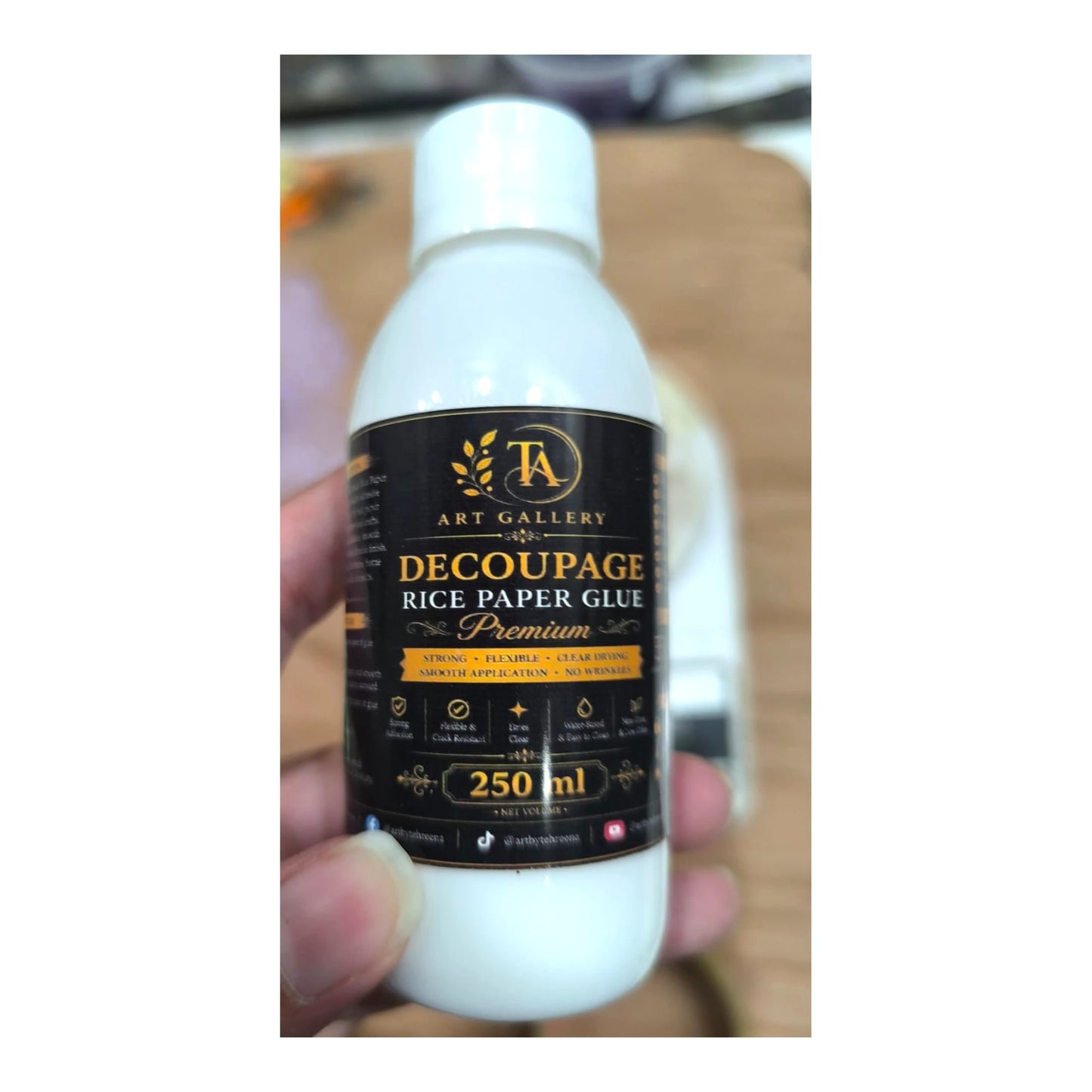 TA Art Gallery Decoupage Rice Paper Glue