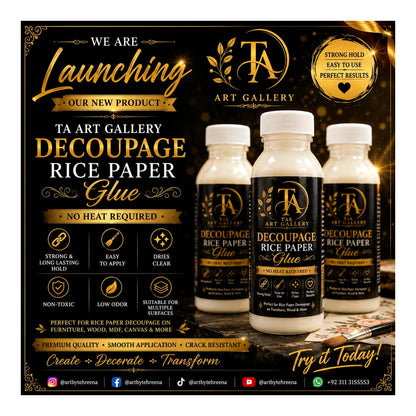 TA Art Gallery Decoupage Rice Paper Glue