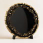 Black & Gold Geode Resin Plaque