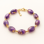 Amethyst Galaxy Resin Bracelet